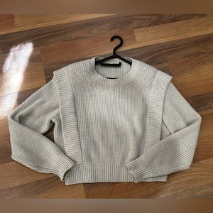 Babaton Seek Knit Sweater  - Beige, size M